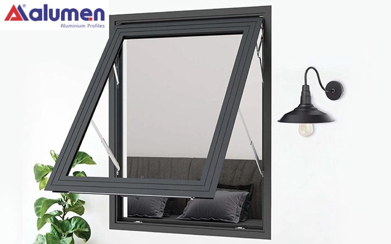 Cửa sổ nhôm Xingfa Alumen mở hất 1 cánh thiết kế hiện đại, tinh tế