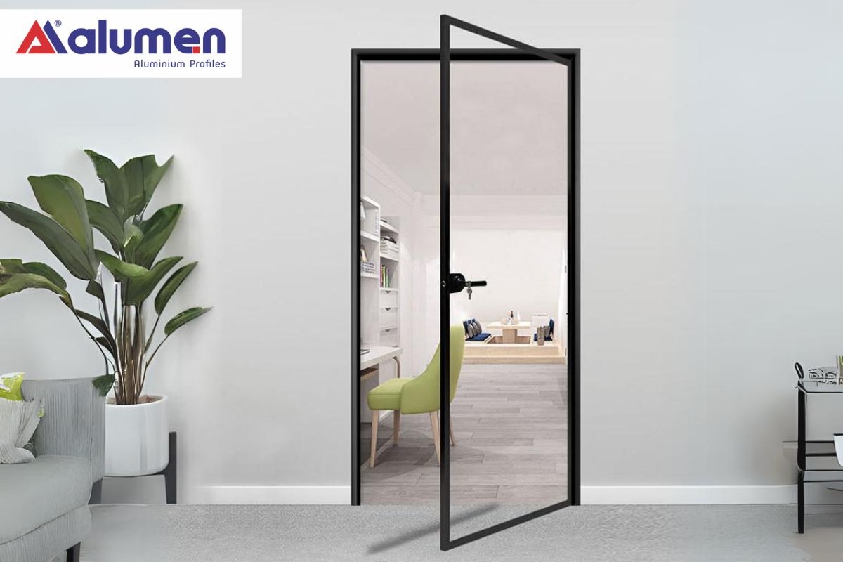 Mẫu cửa đi 1 cánh kiểu mở quay.