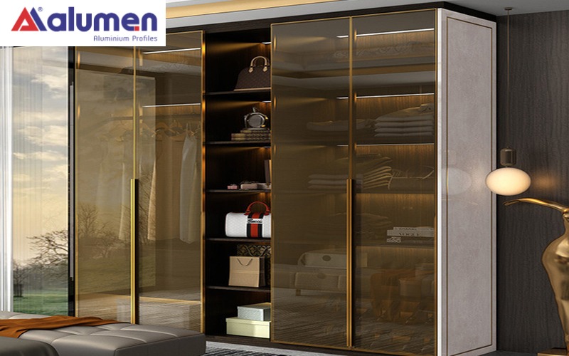 Tủ quần áo mở lùa giúp tiết kiệm tối đa không gian phòng ngủ